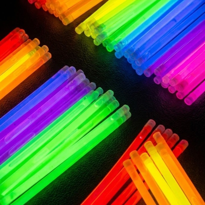 ® Yeni Ürün 100 Adet Fosforlu Glow Stick Parti Seti | Bileklik, Kolye ve Eğlenceli Işık Çubukları